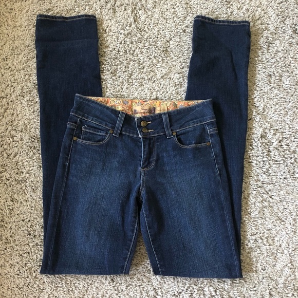 PAIGE Denim - Exclusive Paige Jeans with Floral Lining